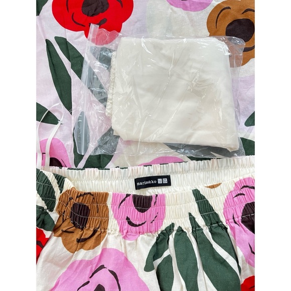NWOT Uniqlo x Marimekko 2024 Summer Linen Cotton Skirt - Picture 7 of 8